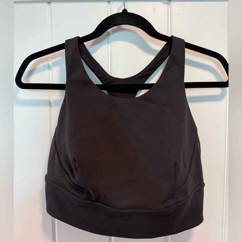 Lululemon Black Sports Bra with Racerback Design